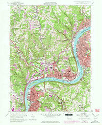 New Kensington West Pennsylvania Historical topographic map, 1:24000 scale, 7.5 X 7.5 Minute, Year 1960