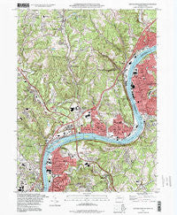 New Kensington West Pennsylvania Historical topographic map, 1:24000 scale, 7.5 X 7.5 Minute, Year 1993