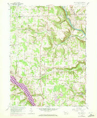 New Lebanon Pennsylvania Historical topographic map, 1:24000 scale, 7.5 X 7.5 Minute, Year 1960