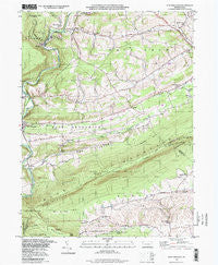 New Ringgold Pennsylvania Historical topographic map, 1:24000 scale, 7.5 X 7.5 Minute, Year 1997