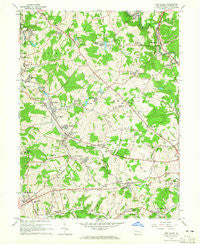 New Salem Pennsylvania Historical topographic map, 1:24000 scale, 7.5 X 7.5 Minute, Year 1964