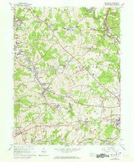 New Salem Pennsylvania Historical topographic map, 1:24000 scale, 7.5 X 7.5 Minute, Year 1964