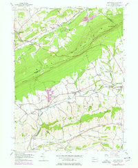 New Tripoli Pennsylvania Historical topographic map, 1:24000 scale, 7.5 X 7.5 Minute, Year 1956