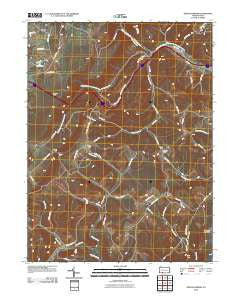 New Baltimore Pennsylvania Historical topographic map, 1:24000 scale, 7.5 X 7.5 Minute, Year 2010