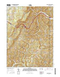 New Baltimore Pennsylvania Current topographic map, 1:24000 scale, 7.5 X 7.5 Minute, Year 2016