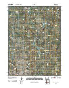 New Castle North Pennsylvania Historical topographic map, 1:24000 scale, 7.5 X 7.5 Minute, Year 2010