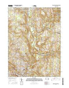 New Castle North Pennsylvania Current topographic map, 1:24000 scale, 7.5 X 7.5 Minute, Year 2016
