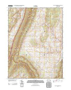 New Enterprise Pennsylvania Historical topographic map, 1:24000 scale, 7.5 X 7.5 Minute, Year 2013