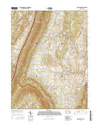 New Enterprise Pennsylvania Current topographic map, 1:24000 scale, 7.5 X 7.5 Minute, Year 2016