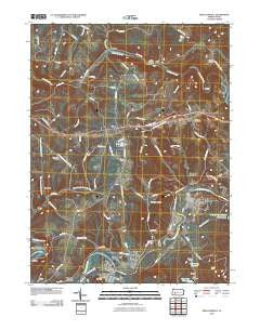 New Florence Pennsylvania Historical topographic map, 1:24000 scale, 7.5 X 7.5 Minute, Year 2010