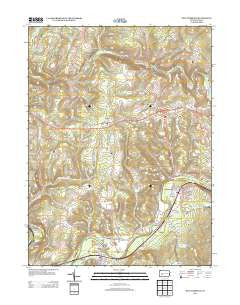 New Florence Pennsylvania Historical topographic map, 1:24000 scale, 7.5 X 7.5 Minute, Year 2013