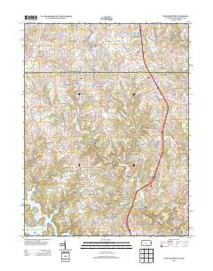 New Freedom Pennsylvania Historical topographic map, 1:24000 scale, 7.5 X 7.5 Minute, Year 2013