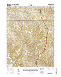 New Freedom Pennsylvania Current topographic map, 1:24000 scale, 7.5 X 7.5 Minute, Year 2016