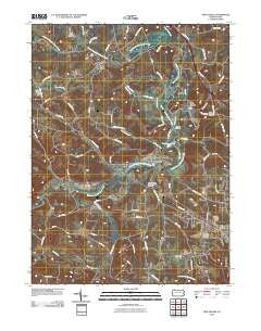 New Galilee Pennsylvania Historical topographic map, 1:24000 scale, 7.5 X 7.5 Minute, Year 2010