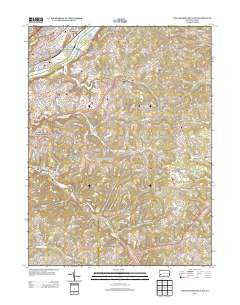 New Kensington East Pennsylvania Historical topographic map, 1:24000 scale, 7.5 X 7.5 Minute, Year 2013