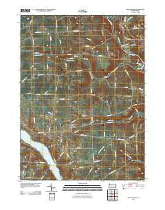 New Lebanon Pennsylvania Historical topographic map, 1:24000 scale, 7.5 X 7.5 Minute, Year 2010