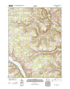 New Lebanon Pennsylvania Historical topographic map, 1:24000 scale, 7.5 X 7.5 Minute, Year 2013