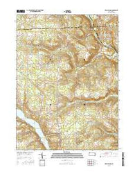 New Lebanon Pennsylvania Current topographic map, 1:24000 scale, 7.5 X 7.5 Minute, Year 2016