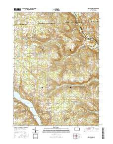New Lebanon Pennsylvania Current topographic map, 1:24000 scale, 7.5 X 7.5 Minute, Year 2016