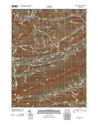 New Ringgold Pennsylvania Historical topographic map, 1:24000 scale, 7.5 X 7.5 Minute, Year 2010