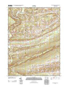 New Ringgold Pennsylvania Historical topographic map, 1:24000 scale, 7.5 X 7.5 Minute, Year 2013