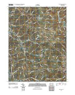 New Salem Pennsylvania Historical topographic map, 1:24000 scale, 7.5 X 7.5 Minute, Year 2010