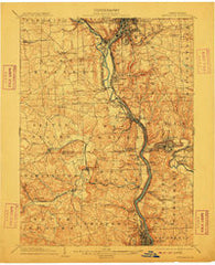 Newcastle Pennsylvania Historical topographic map, 1:62500 scale, 15 X 15 Minute, Year 1904