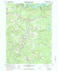 Newfoundland Pennsylvania Historical topographic map, 1:24000 scale, 7.5 X 7.5 Minute, Year 1966