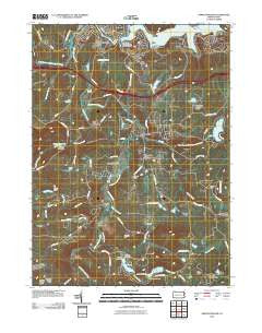Newfoundland Pennsylvania Historical topographic map, 1:24000 scale, 7.5 X 7.5 Minute, Year 2010