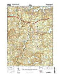 Newfoundland Pennsylvania Current topographic map, 1:24000 scale, 7.5 X 7.5 Minute, Year 2016