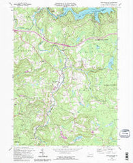 Newfoundland Pennsylvania Historical topographic map, 1:24000 scale, 7.5 X 7.5 Minute, Year 1992
