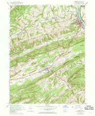 Newport Pennsylvania Historical topographic map, 1:24000 scale, 7.5 X 7.5 Minute, Year 1952