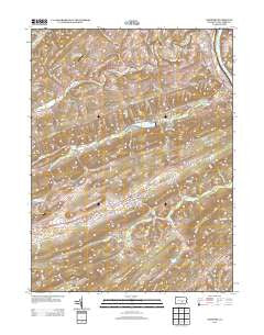 Newport Pennsylvania Historical topographic map, 1:24000 scale, 7.5 X 7.5 Minute, Year 2013