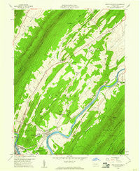 Newton Hamilton Pennsylvania Historical topographic map, 1:24000 scale, 7.5 X 7.5 Minute, Year 1959