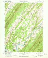 Newton Hamilton Pennsylvania Historical topographic map, 1:24000 scale, 7.5 X 7.5 Minute, Year 1959