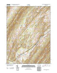Newton Hamilton Pennsylvania Historical topographic map, 1:24000 scale, 7.5 X 7.5 Minute, Year 2013