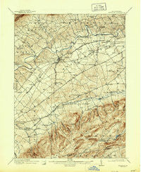 Newville Pennsylvania Historical topographic map, 1:62500 scale, 15 X 15 Minute, Year 1919