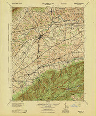 Newville Pennsylvania Historical topographic map, 1:62500 scale, 15 X 15 Minute, Year 1945