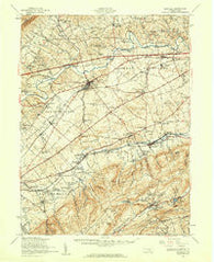 Newville Pennsylvania Historical topographic map, 1:62500 scale, 15 X 15 Minute, Year 1952