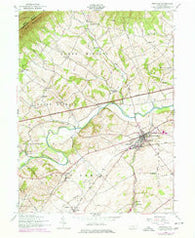 Newville Pennsylvania Historical topographic map, 1:24000 scale, 7.5 X 7.5 Minute, Year 1952