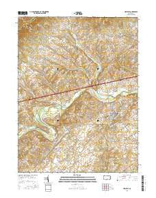 Newville Pennsylvania Current topographic map, 1:24000 scale, 7.5 X 7.5 Minute, Year 2016
