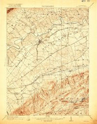 Newville Pennsylvania Historical topographic map, 1:62500 scale, 15 X 15 Minute, Year 1919