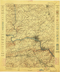 Norristown Pennsylvania Historical topographic map, 1:62500 scale, 15 X 15 Minute, Year 1895