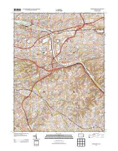 Norristown Pennsylvania Historical topographic map, 1:24000 scale, 7.5 X 7.5 Minute, Year 2013