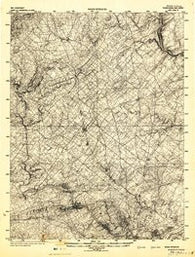 Norristown Pennsylvania Historical topographic map, 1:125000 scale, 30 X 30 Minute, Year 1942