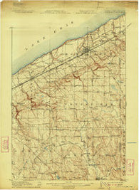North East Pennsylvania Historical topographic map, 1:62500 scale, 15 X 15 Minute, Year 1915