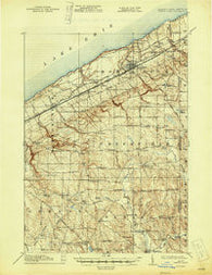North East Pennsylvania Historical topographic map, 1:62500 scale, 15 X 15 Minute, Year 1915