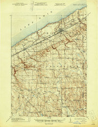 North East Pennsylvania Historical topographic map, 1:62500 scale, 15 X 15 Minute, Year 1915