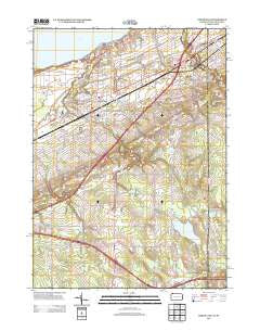 North East Pennsylvania Historical topographic map, 1:24000 scale, 7.5 X 7.5 Minute, Year 2013
