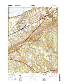North East Pennsylvania Current topographic map, 1:24000 scale, 7.5 X 7.5 Minute, Year 2016